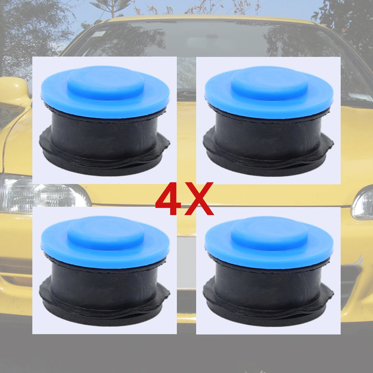 

4X for Ford Focus MK2 MK5 Fiesta MT Gearbox Shifter Linkage Cable Bushing Plastic End Joint Collect Accessories Kit 4S6P-7412-AA
