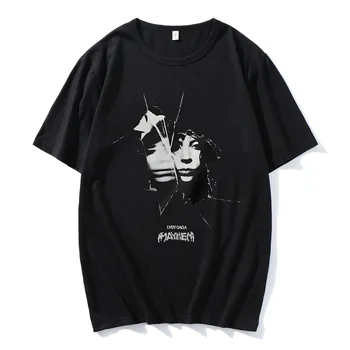 Streetwear Hip Hop Lady Gaga Mayhem Album 2025 T-shirt Summer Men/Women Tees Ropa Hombre Camiseta Singer Print Tshirts Cotton