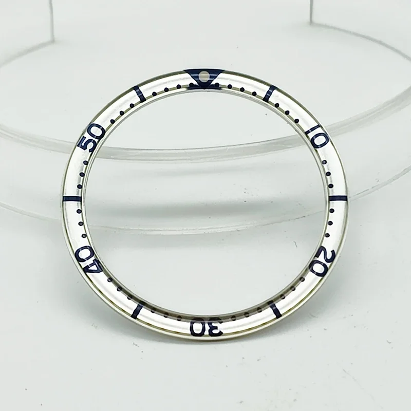 38mm Resin Watch Bezel Insert for Diver Watch Case, 38x31.5mm Bezel Ring Parts