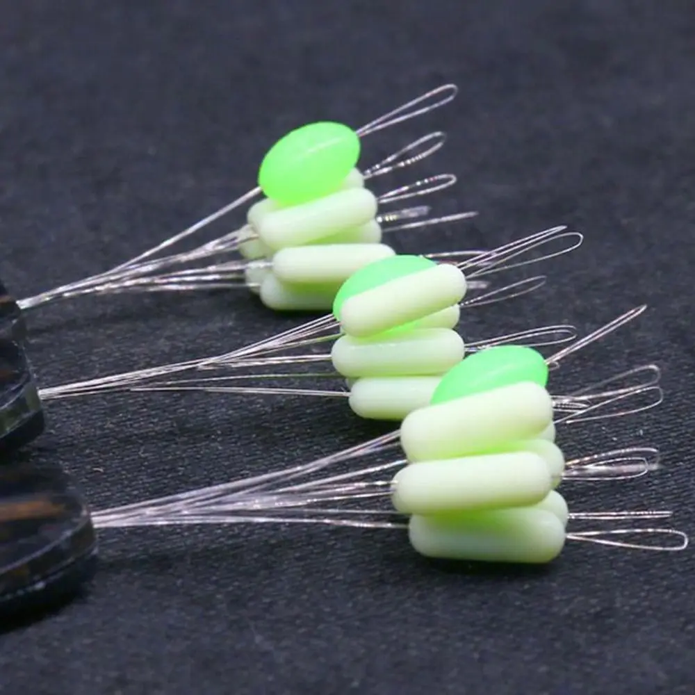 

160pcs(20 Groups) Line Tackle Accessories Fishing Bobber Stopper Transparent Float Space Beans High Concentricity Fishing Supply