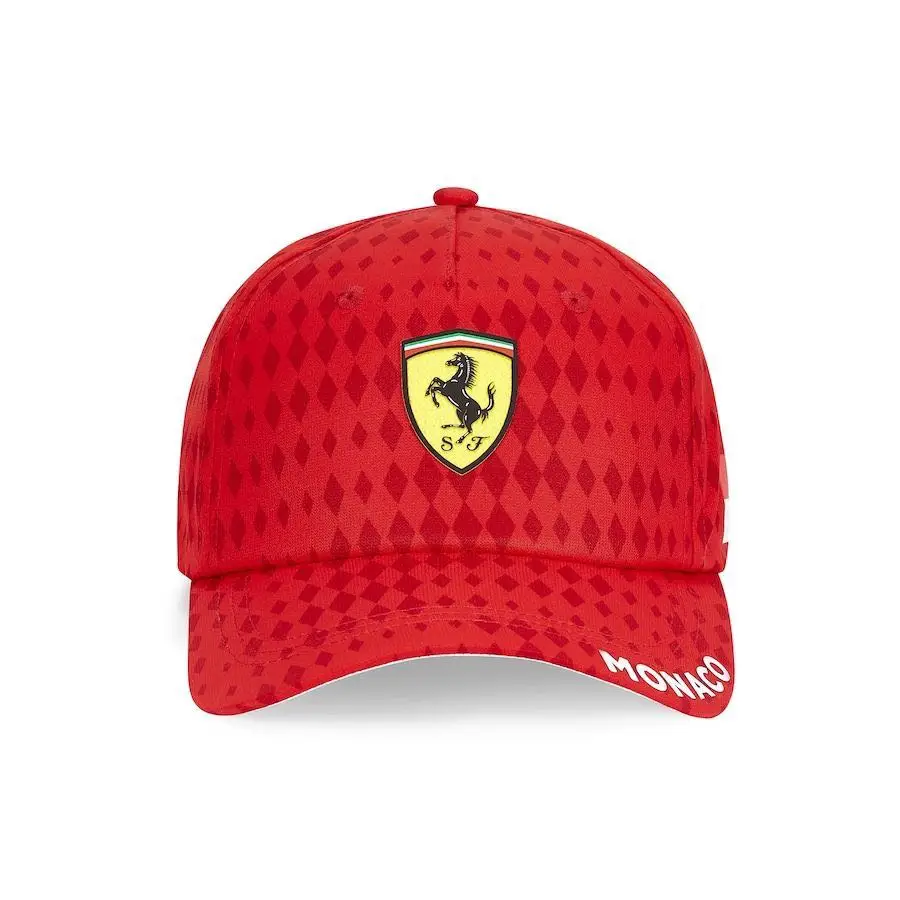 2025 New SF Team Hat, Charles Leclerc Monza GP Cap, Baseball Hat, Formula One Racing Hat, Sunshade Cap 3