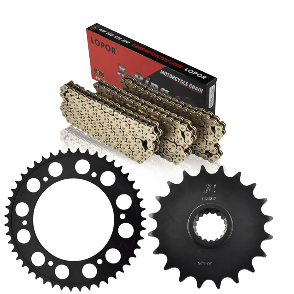 525ChainMotorcycleFrontandRearSprocketChainSetKitsForBMW