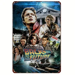 Retro Metal Tin Sign - Classic Movie Poster Design for Home, Bar, Cafe, or Garage Decor (Aluminum sign)