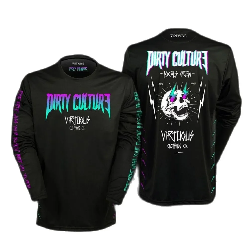 Deugdzame Vrts Mtb Motocross Jersey Fiets Bmx Mountain Bike Downhill Lange Mouw Enduro Racing Shirts Wielertruien Dh 2022