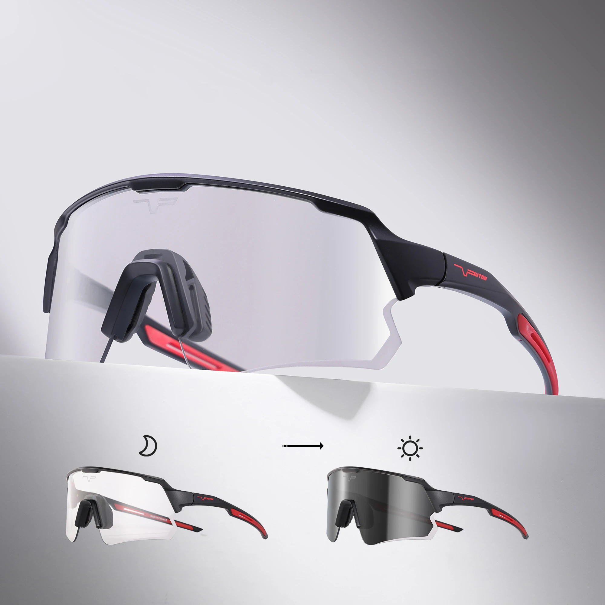 Photochromic Outdoor Sports Sunglasses