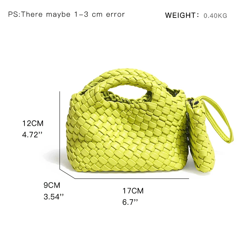 MABULA luxusní falešný kůže tkanina paní káča ovládat měšec handwoven plaited design brašna kabelka 2022 trend ženy crossbody  brašna