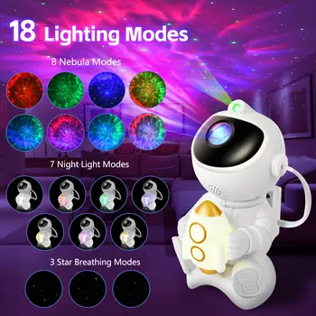 Astronaut Galaxy Night Light 1