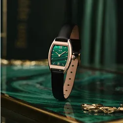 CARNIVAL Brand Fashion Watches for Women Ladies Luxury Rose Gold Girl Gift Quartz Wristwatches Waterproof Clock 2023 Reloj Mujer