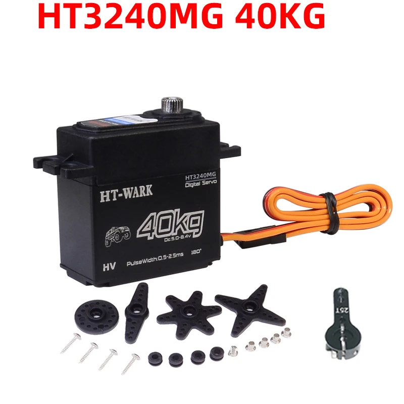 Htwark High Speed Metal Gear 40kg Large Torque Digital Servo For Rc Car