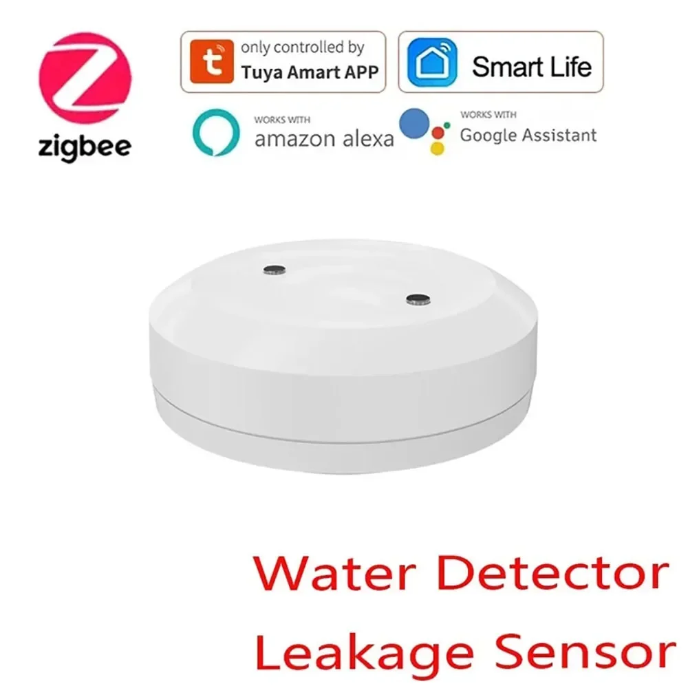 

Датчик утечки воды Tuya ZigBee, интеллектуальный детектор утечки воды с оповещением о переполнении дома