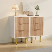 Rosahqnda – commode de chambre à coucher, 3/5/6 tiroirs, table de chevet, buffet de salon, armoire de rangement pour salle à manger et couloir 5