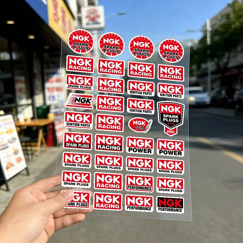 NGK 방수 반사 오토바이 스티커, 오토바이 및 자동차용 쉽게 떼어낼 수 있는 데칼