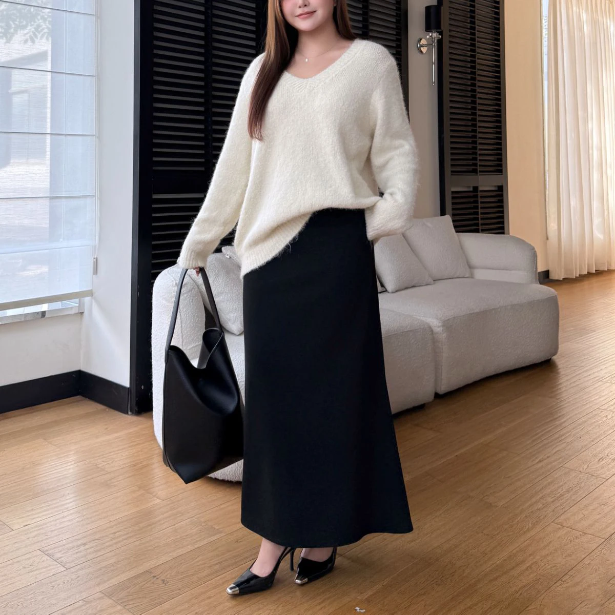 XXXL Fashion Premium Waltz Acetate Wool Knitted Fishtail Bottoms French Autumn And Winter Plus Size Women Mermaid Skirts 9425