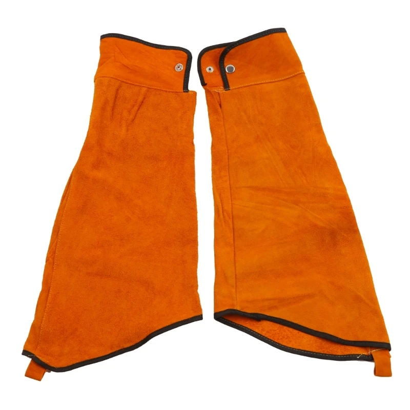 

Welder Arm for Protection Leather Sleeves Flame-resistant for Wood Stove Campfir