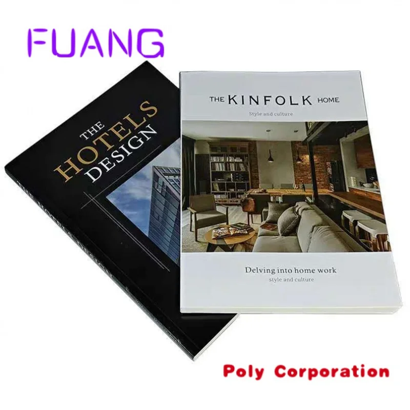 Custom  Perfect binding advertising booklet brochure Customized book printing Service china custom printed magazine service brochure offset comic printing book