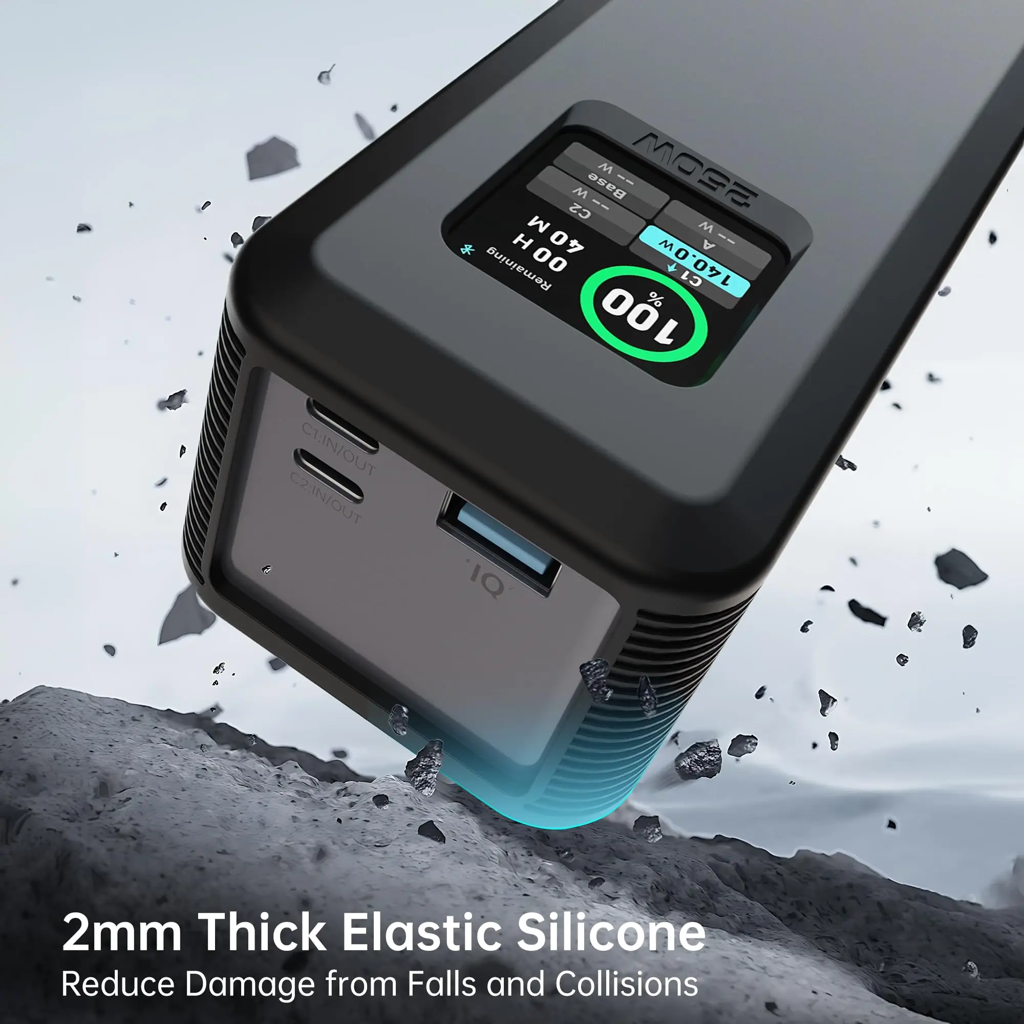 SIKAI Silicone Case for Anker Prime Power Bank 27,650mAh 250W TF