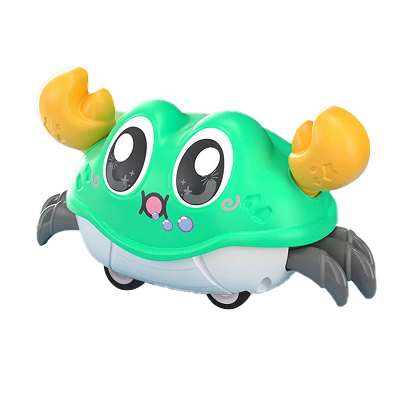 Simulation Crab Toy Children's Little Crab Simulated Animal Rebound Inertial Crawling Impact Resistant Bubble
