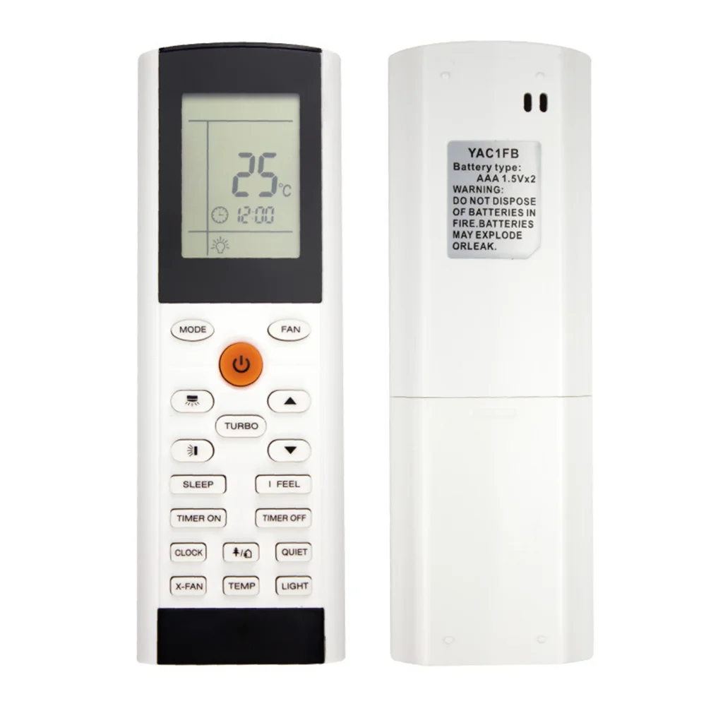 YAC1FB 교체품, Gree Electrolux 에어컨 리모컨, Fernbedienung 리모컨