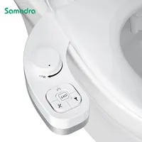 SAMODRA Non-Electric Bidet - Self Cleaning Dual Nozzle (Frontal and Rear Wash) Water Bidet Toilet Seat Attachment 1