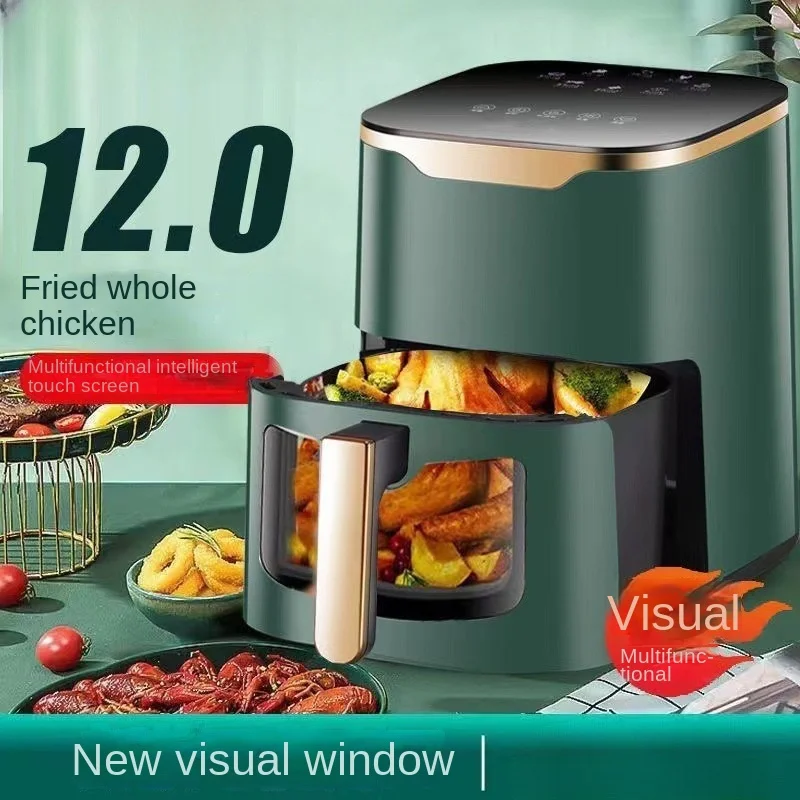 

X новая многофункциональная интеллектуальная фритюрница Бытовая большая емкость 12 л безмасляная машина для картофеля фри Автоматическая электрическая фритюрница