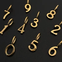 EManco – pendentifs numériques en acier inoxydable, éléments numériques de Style moderne, fabrication de colliers, Bracelets, bijoux à faire soi-même 6