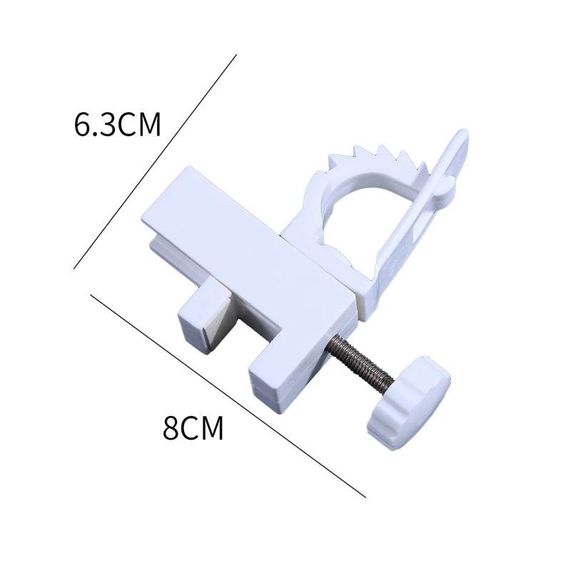 Description Picture 3 of itemCurtain Towel Rod Fixing Clip Household Multifunction Telescopic Crossbar End Fixator Without Punching Adjust Rods Hanging Hook