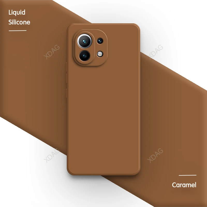 Luxury Soft Liquid Silicone Couples Phone Case