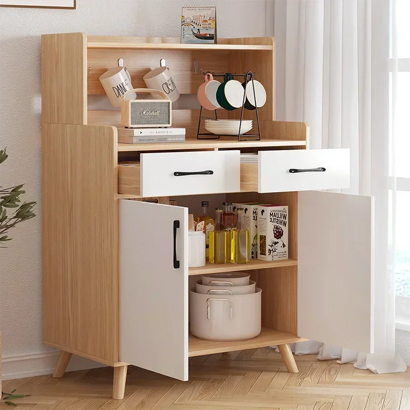Nordic Kitchen Dish Cabinet Container Nordic et Sideboard Cabinet Drawers Storage Modern Mutfak Dolapları Kitchen Furniture