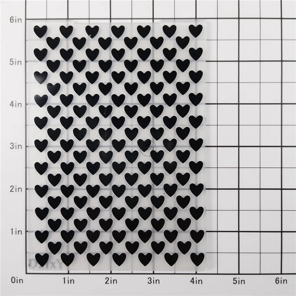 2023 חדש לבבות רקע הבלטות תיקיות עבור רעיונות נייר אלבום כרטיסי ביצוע אספקת 3D פלסטיק סטנסילים מלאכות