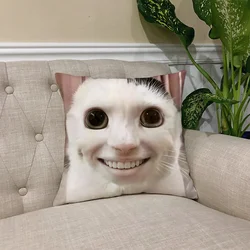Humorous Cat Meme Skin - Friendly Sofa Cushion Cover - 70x70CM(28x28in) (Z1)