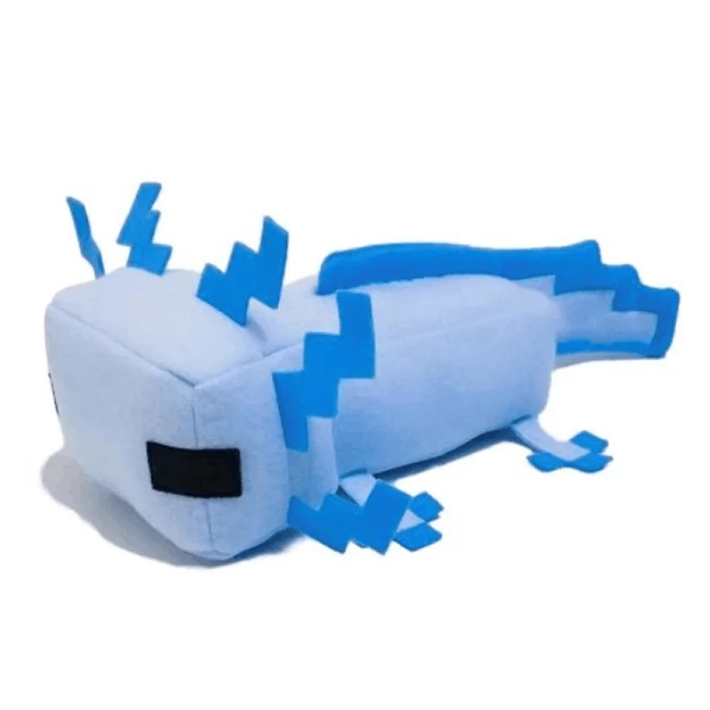 30cm Blue Axolotl Plush Toys Kawaii Axolotl Stuffed Animal Dolls Soft Game Peluche Birthday Gift for Children Kids Xmas Gift