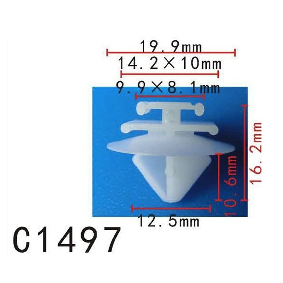 

50x 100x Door Scuff Strip Buckle For Peugeot,Renault 856540 71719954 7701049270 8251en Door Anti-Scratch Clip Fastener