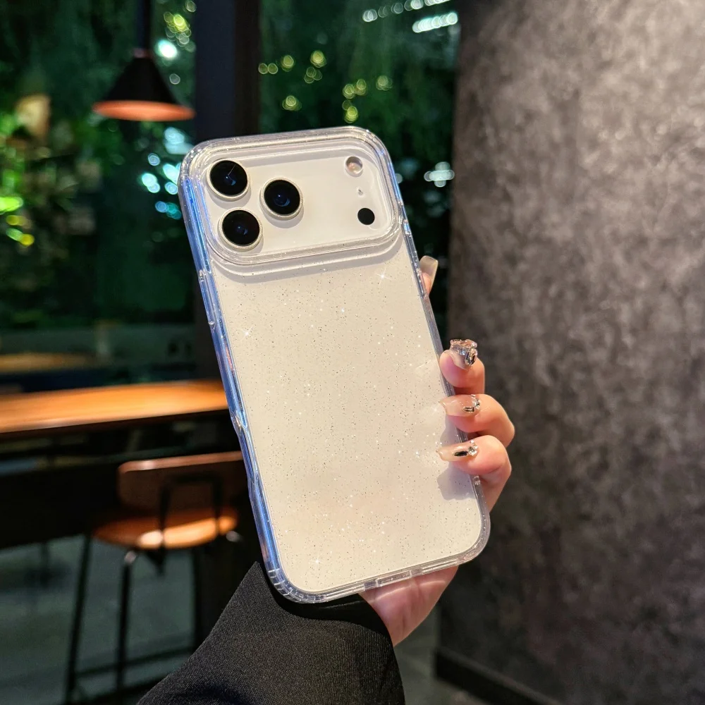 غطاء حماية لامع شفاف. شفاف أسود/أرجواني شفاف لهاتف...