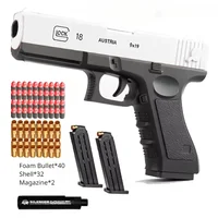 Educational Toy Pistol Shell Ejecting G17 Toy Gun Foam Soft Bullet Blaster for Kids Boys Adults Airsoft Children Birthday Gift 1