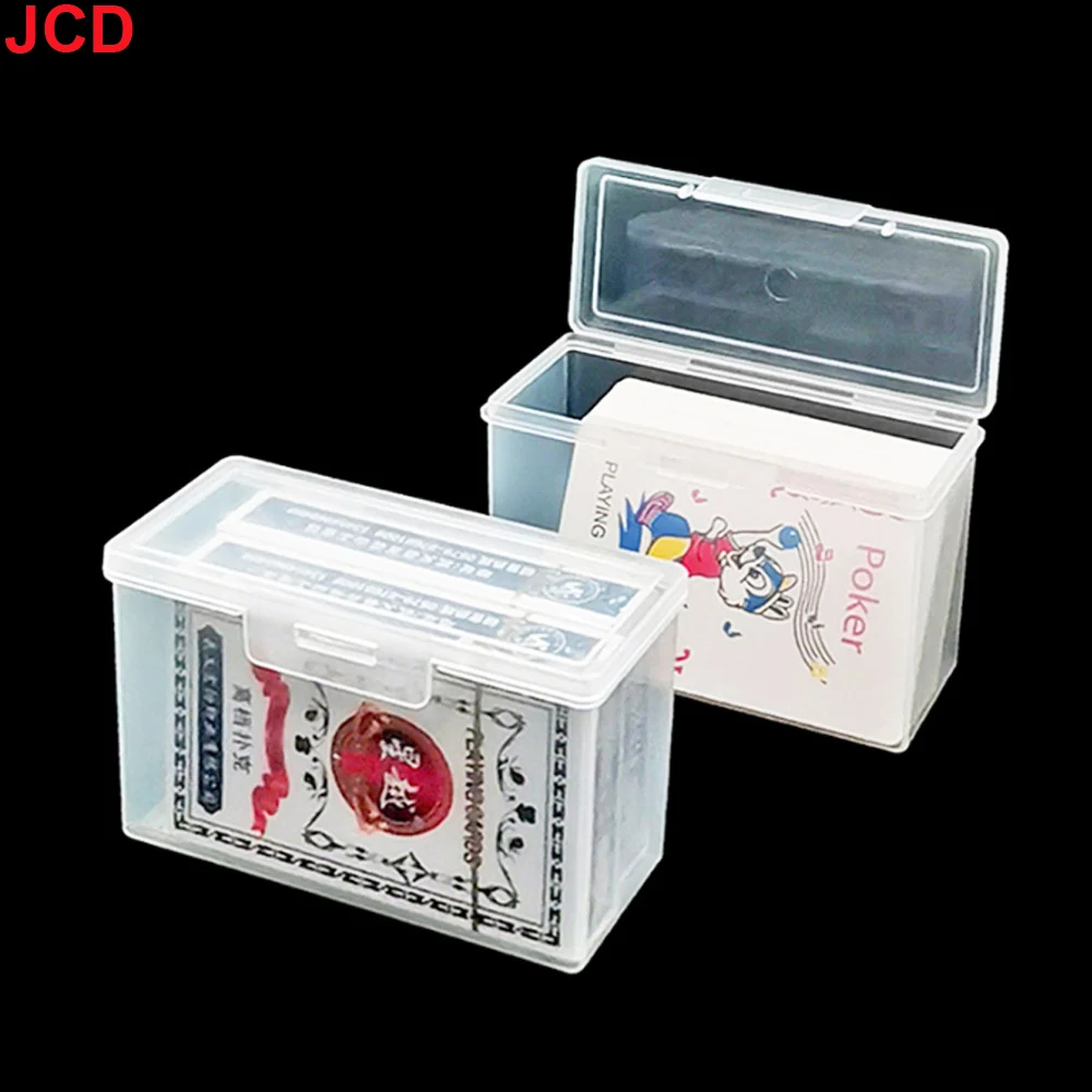 Playing Card Box 2pcs Clear Deck Case Two Poker Images Placed (NO Cards) Christmas Halloween Thanksgiving Gift Part