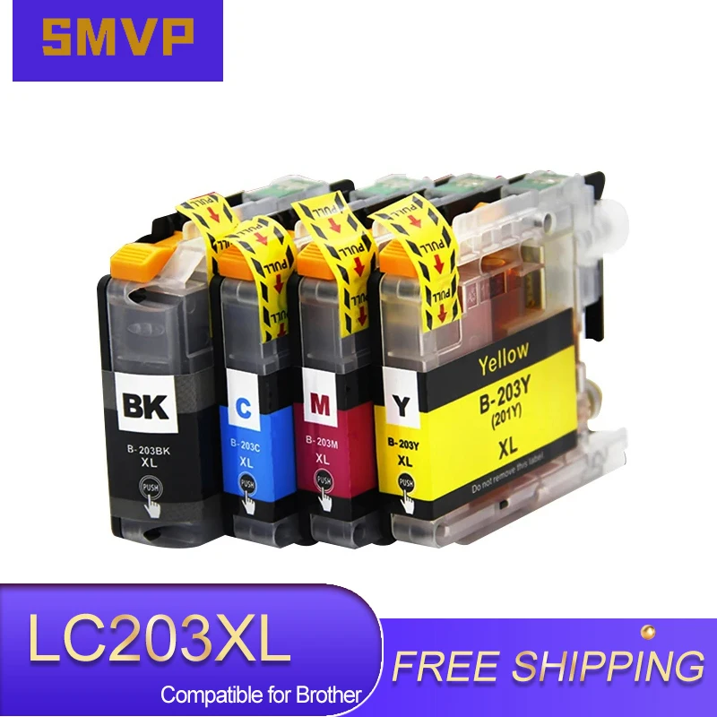 

LC203XL LC201XL LC203 LC201 совместимый чернильный картридж для brother MFC-J4320DW J4420DW J4620DW J5520DW J5620DW J5720DW J680DW