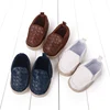 Baby Slip-on Prewalking Shoes for Toddler Boys 3 to 6 Month First Step Shoes Soft PU and Cotton Baby Walking Shoes 2