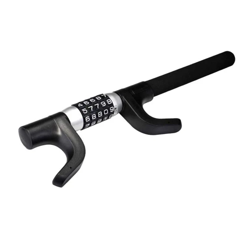Car Steering Wheel Lock Anti Theft Security Extendable Device Retractable Keyless Password 5 Coded Universal steering wheel lock