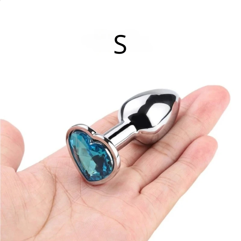 Mini Metal Anal Plug Beginner Butt Plug Masturbation Tool Sex Massager Adult Sex Toys Jelly Color Buttplug Prostate Massager 18