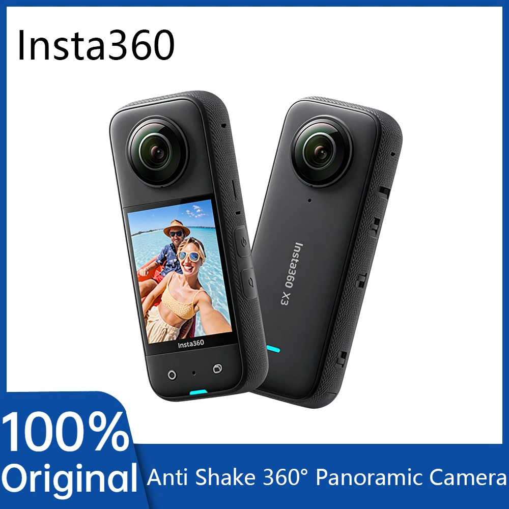 오리지널 인스타360 X3 파노라마 스포츠 카메라 흔들림 방지 방수 1/2인치 48..