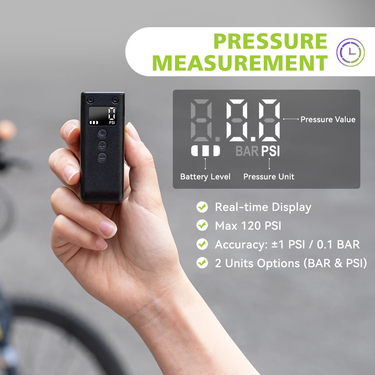 Cycplus as2pro mini tragbare elektrische luftpumpe für fahrrad 