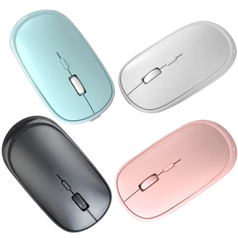 

Rechargeable Bluetooth Wireless Mouse Silent Ergonomic Computer For iPad Mac Tablet Macbook Air Laptop PC Gaming Business Office