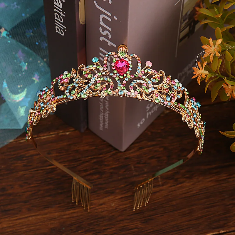 

Crowns Headband Kids Girls Bridal Crystal Wedding Decoration Accessories Hair Jewelry Ornaments