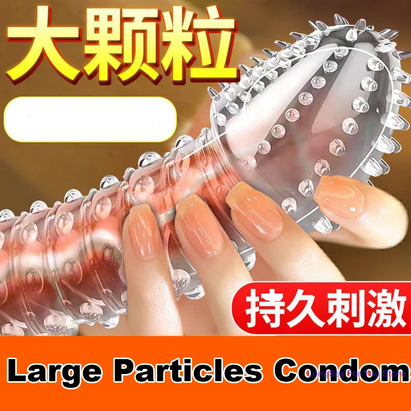 Special Condoms Adult Sex Toys For Man Sensation Female G-spot Vaginal Stimulation Condoms Sophora Viciifolia Spike Penis Sleeve