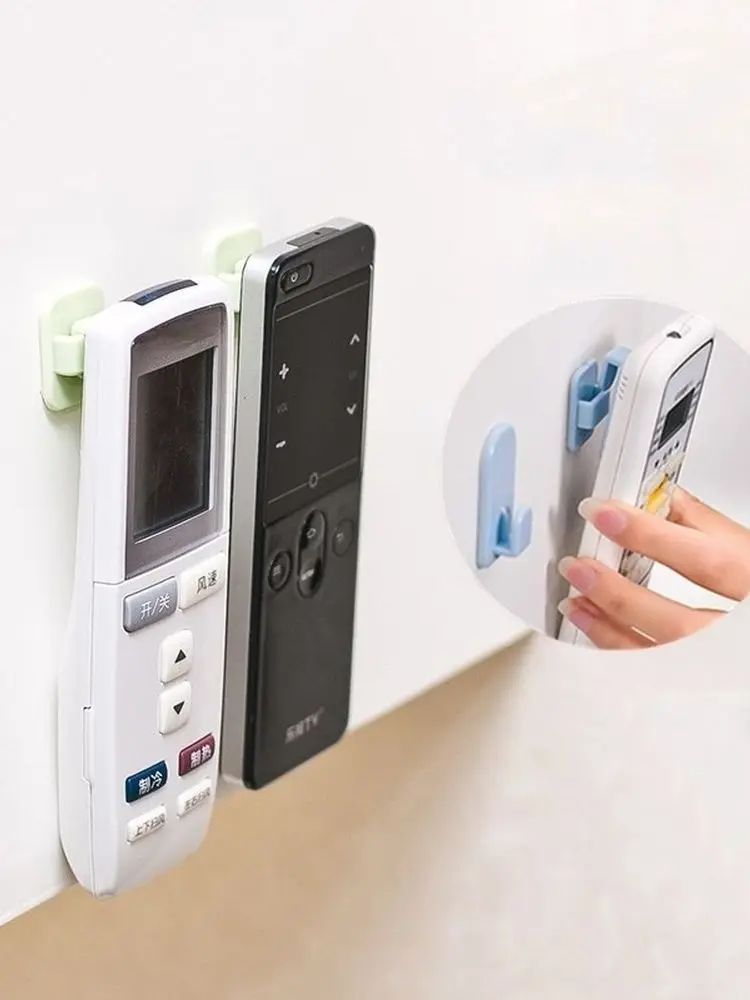 2 пары пластиковых липких крючков для телевизора кондиционера пульта