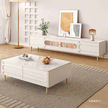 Universal Luxury Simple Tv Stand Detals White Holder Large Modern Tv Table Living Room Nordic Schedari Muebles Hogar Furniture
