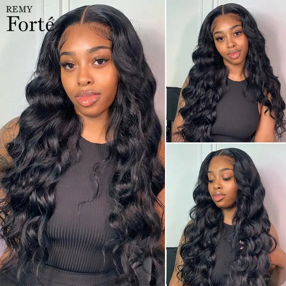 

Transparent Lace Front Wigs Human Hair Natural Black T Part Lace Front Human Hair Wig 180D Brazilian Human Hair Wigs For Women