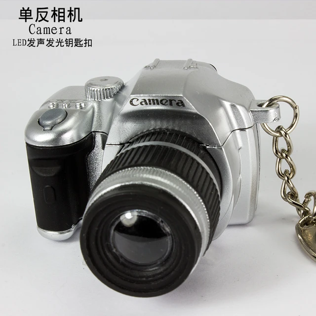 New Children Toys Camera with Keychain Mini Simulation Led Light Flashing Camera for Doll Kids Birthday Gift Action Toy Figures 4