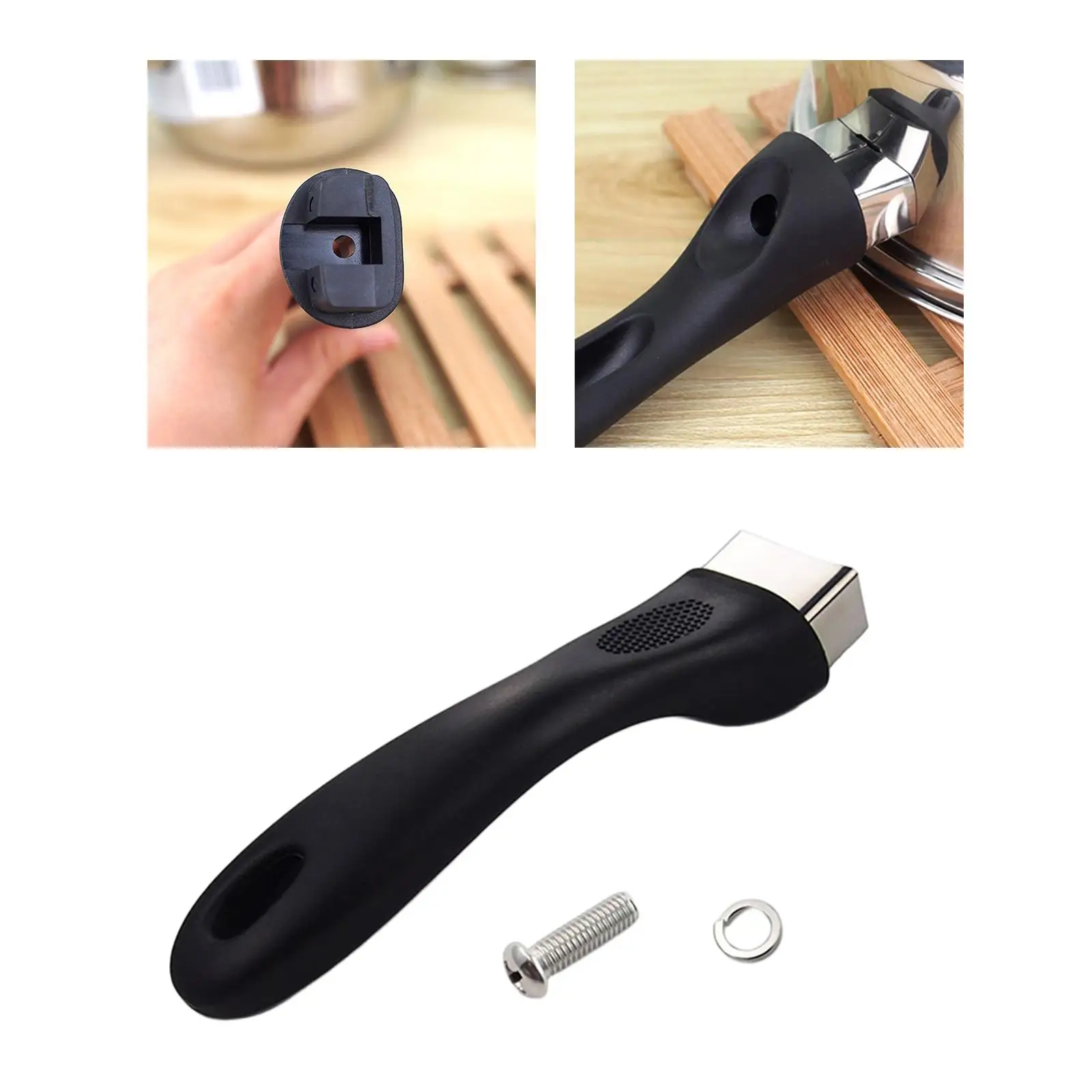 Pan Handle Cover Universal Long Handle Replacement Hand Grip Pot Handle Grip Handgrip Scald Proof Bakelite Pot for Kitchen cooking