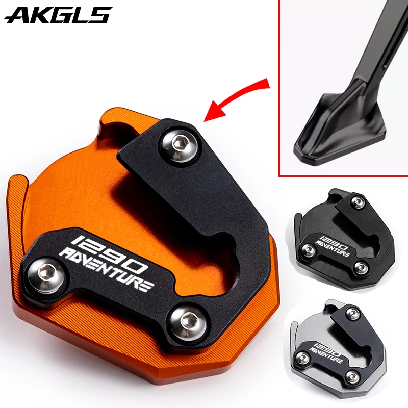 LLIDFONK Seitenständer Pad KTM 1290 Super Adventure S 2021-2024 - Aluminium Schwarz